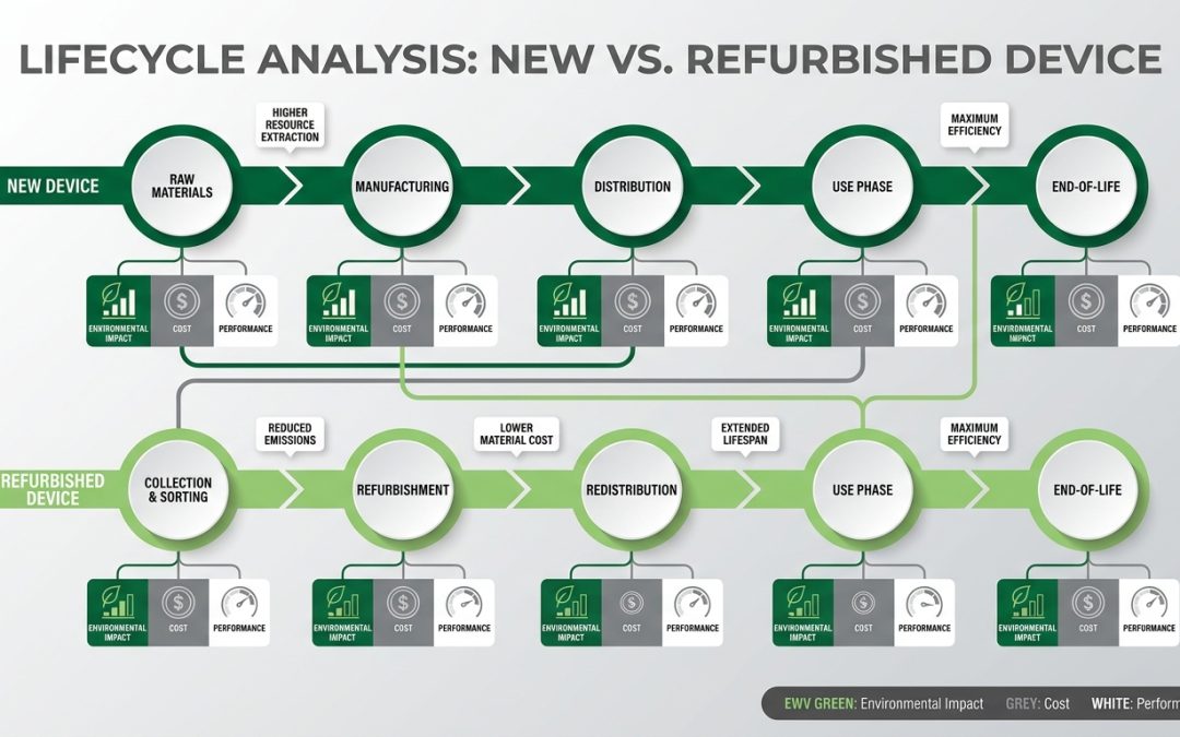 Lifecycle Analysis: Refurbished vs New Devices