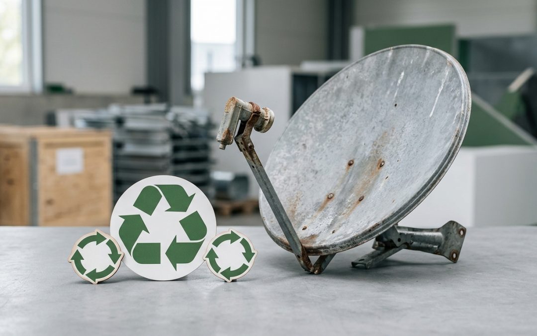 How to Recycle an Old Satellite Dish