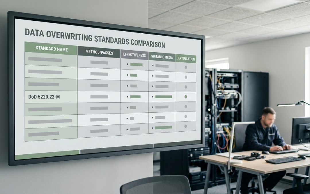 Overwriting Standards Compared: DoD vs NIST vs Others