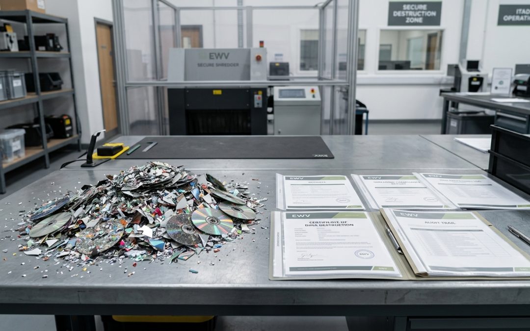 Destruction of Optical Media (CDs, DVDs, Blu-Rays)