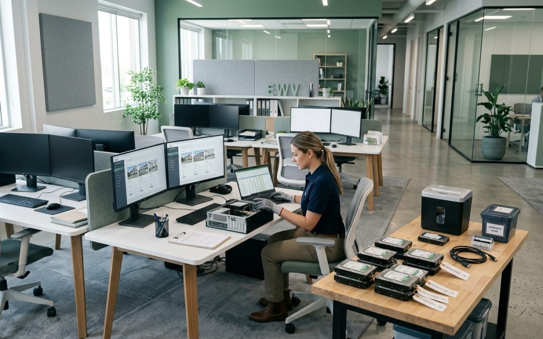 Real Estate: Client Data on Office Devices