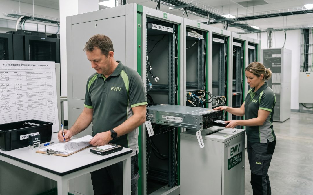Research Institution Data Destruction: Handling Research Data on End-of-Life Equipment