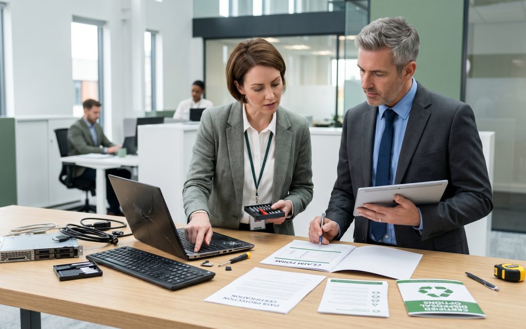 Insurance Claim Device Data Risk: Protecting Data When Making Claims on Damaged IT Equipment