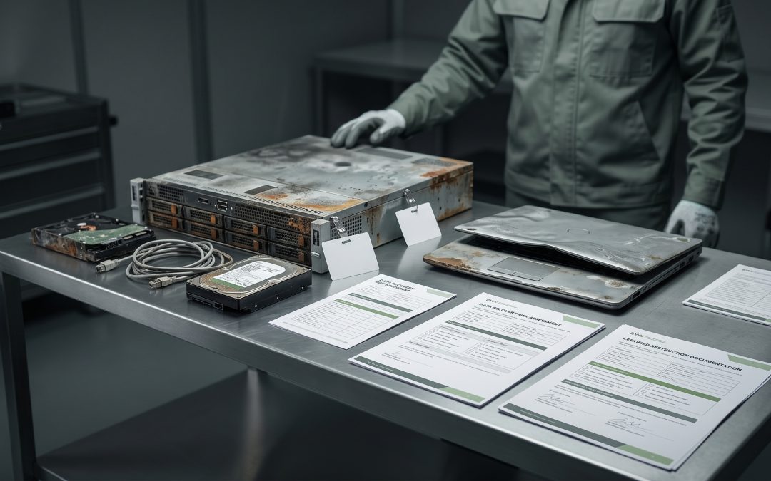 Flood and Fire Damaged Equipment: Understanding Data Recovery Risks After Natural Disasters