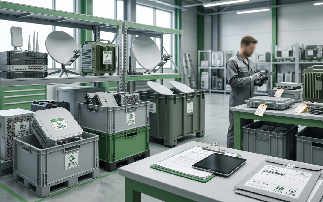 Satellite Communications Equipment Disposal: Data Security for Satcom Hardware