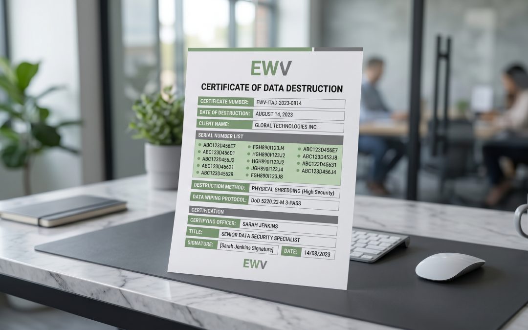 What Should an ITAD Destruction Certificate Include?