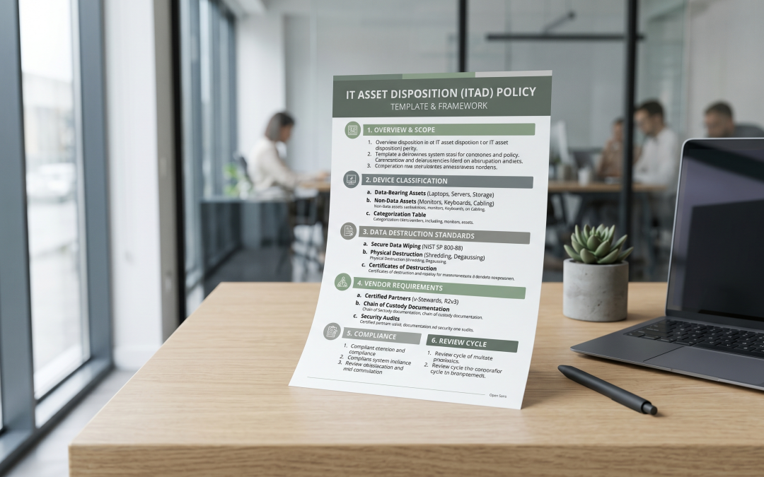 Building an Internal ITAD Policy: Template and Guide