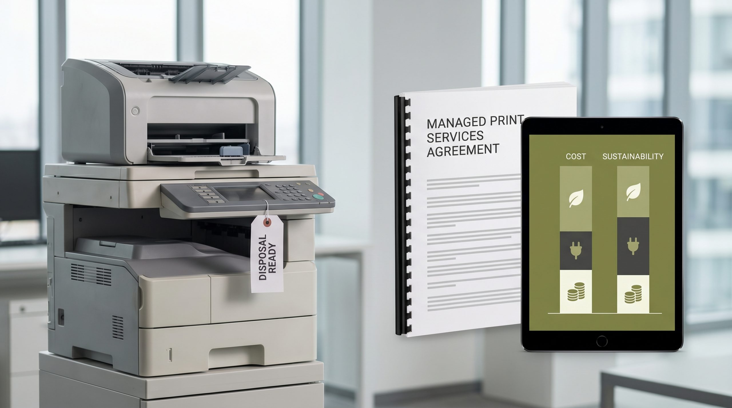 Managed Print vs Own-and-Dispose Models | E-Waste Victoria