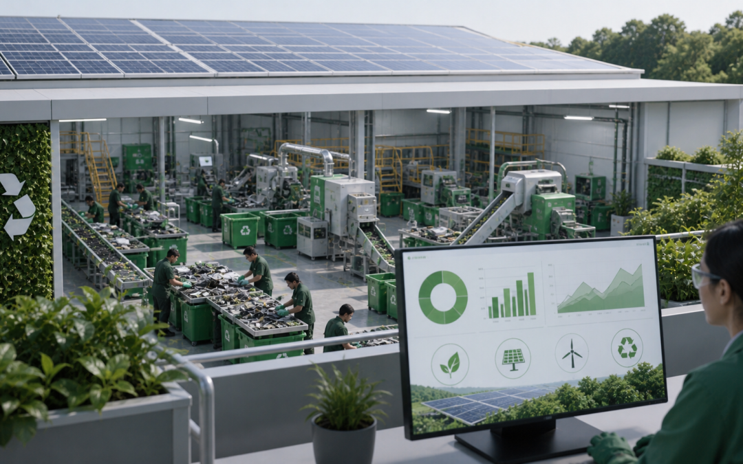 Renewable Energy in E-Waste Processing
