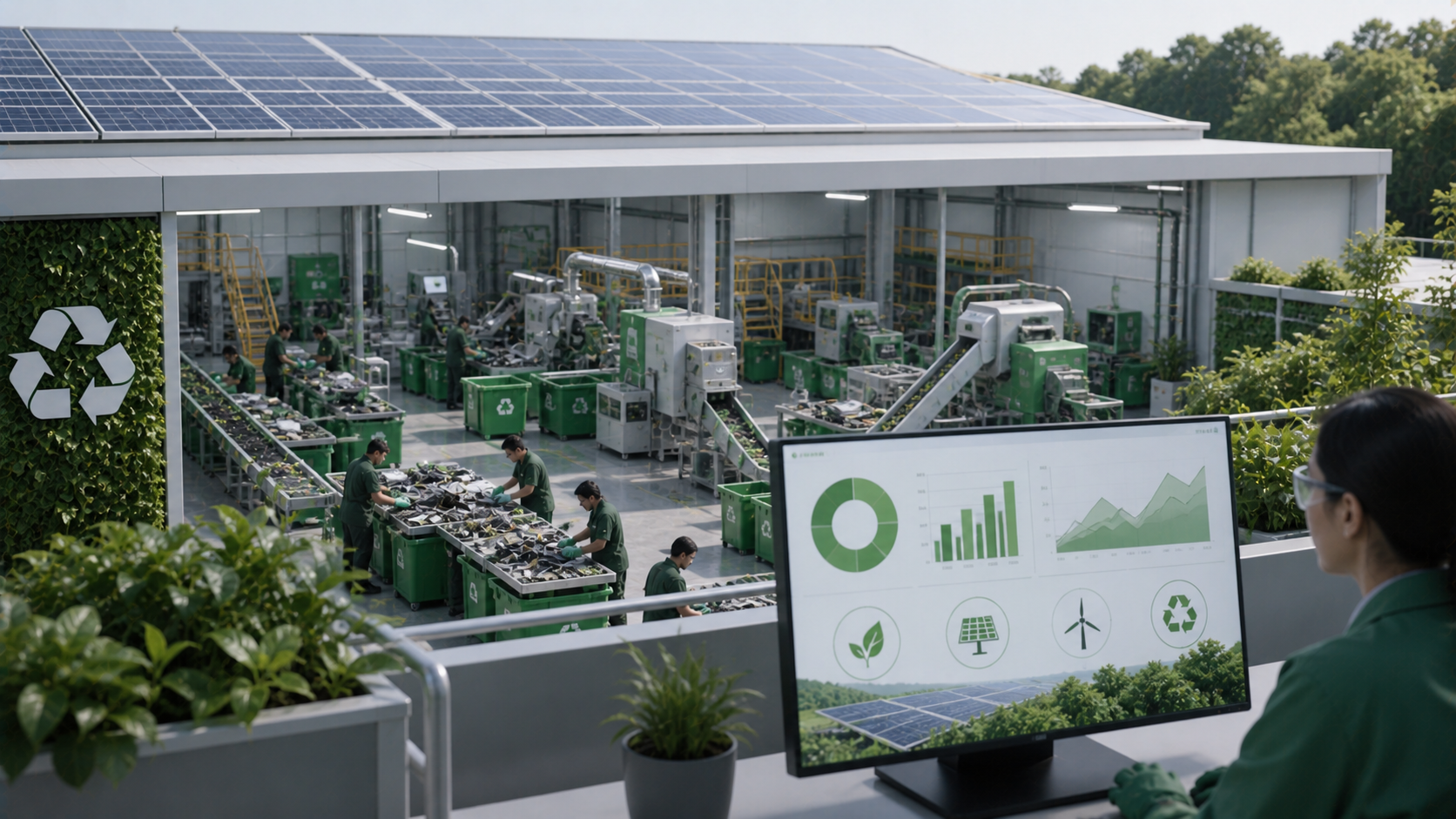 Renewable Energy in E-Waste Processing | E-Waste Victoria